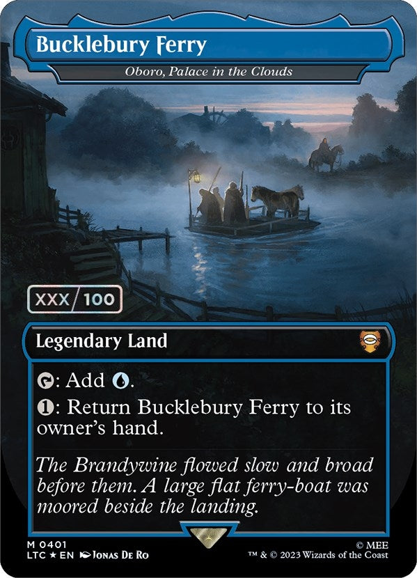 Image for Bucklebury Ferry - Oboro, Palace in the Clouds (Serial Numbered) (401) [The Lord of the Rings: Tales of Middle-earth] - Magic: The Gathering