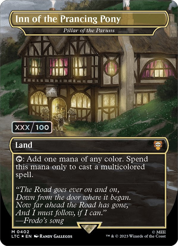 Image for Inn of the Prancing Pony - Pillar of the Paruns (Serial Numbered) (402) [The Lord of the Rings: Tales of Middle-earth] - Magic: The Gathering