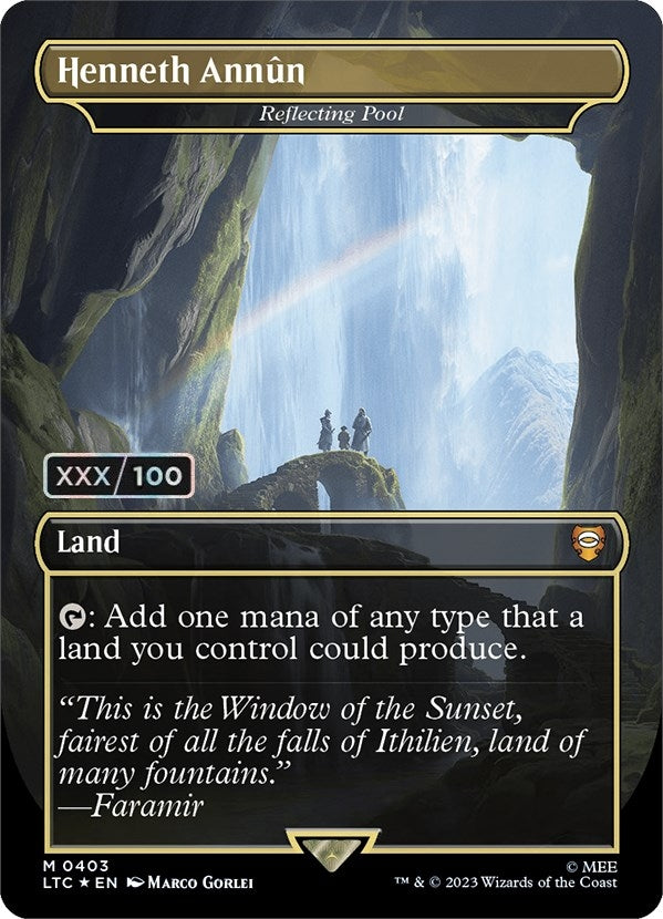 Image for Henneth Annun - Reflecting Pool (Serial Numbered) (403) [The Lord of the Rings: Tales of Middle-earth] - Magic: The Gathering