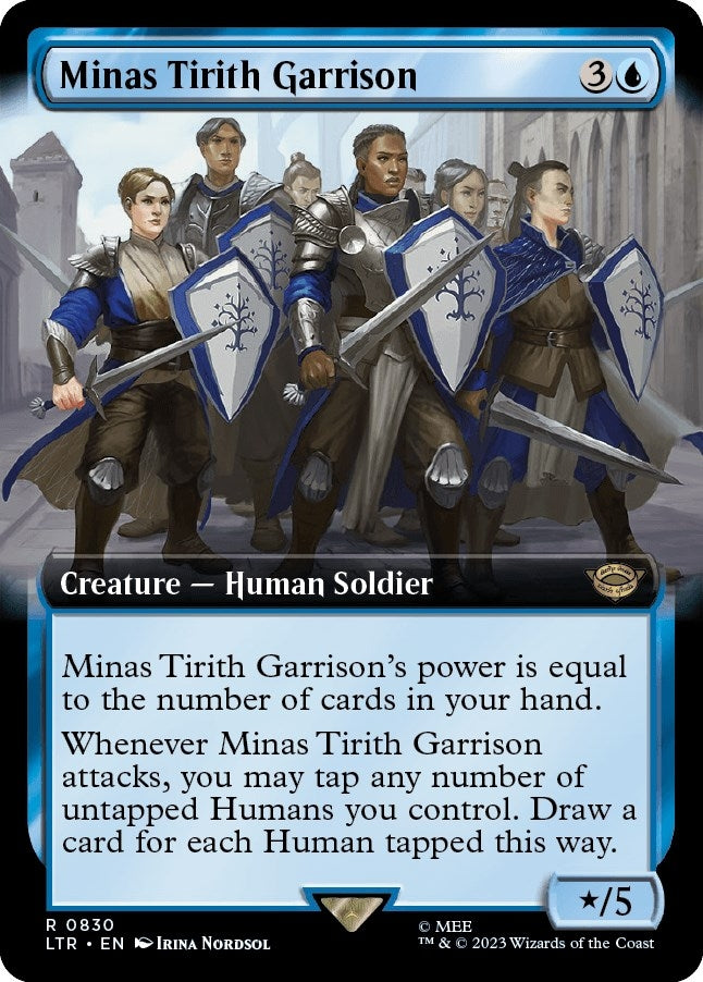 Image for Minas Tirith Garrison (Extended Art) (830) [Universes Beyond: The Lord of the Rings: Tales of Middle-earth] - Magic: The Gathering