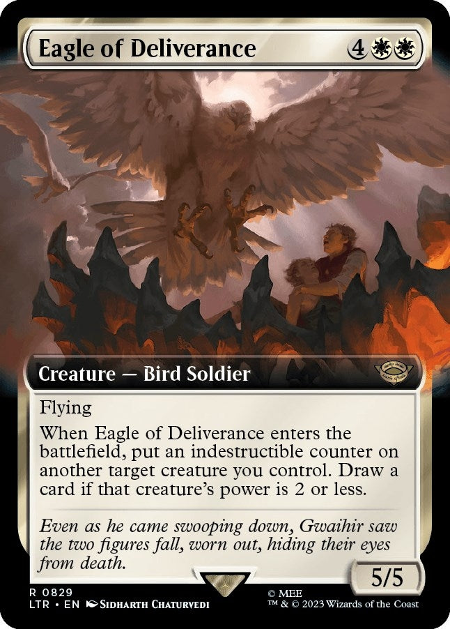 Image for Eagle of Deliverance (Extended Art) (829) [Universes Beyond: The Lord of the Rings: Tales of Middle-earth] - Magic: The Gathering