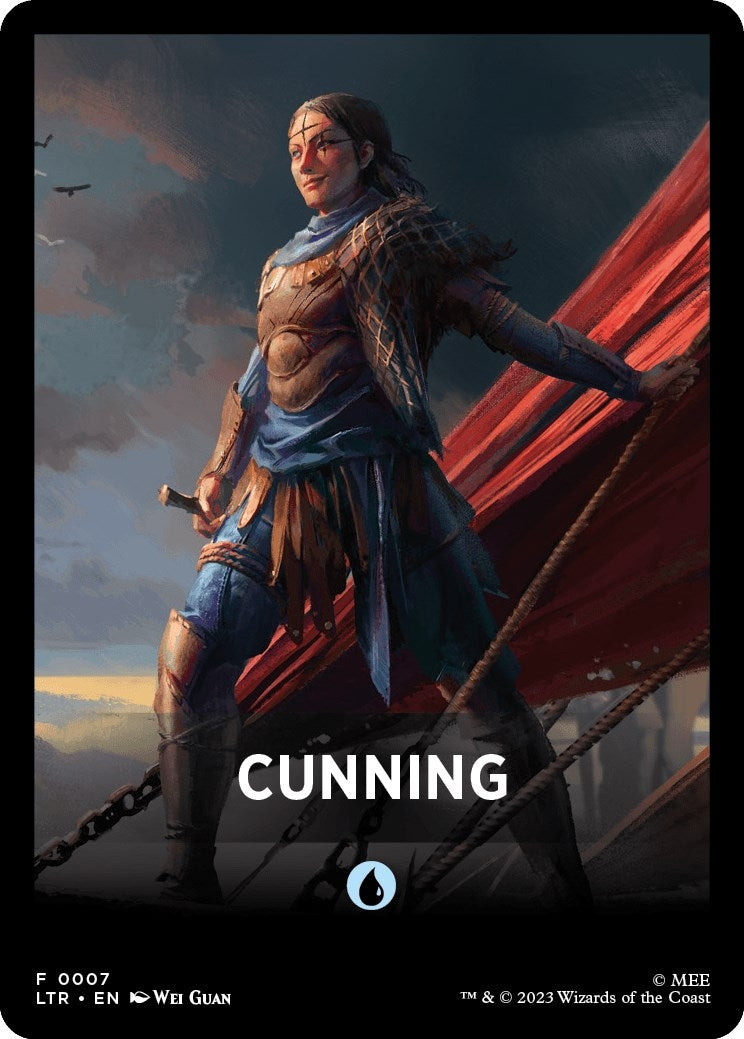 Image for Cunning Theme Card (7) [Universes Beyond: The Lord of the Rings: Tales of Middle-earth] - Magic: The Gathering