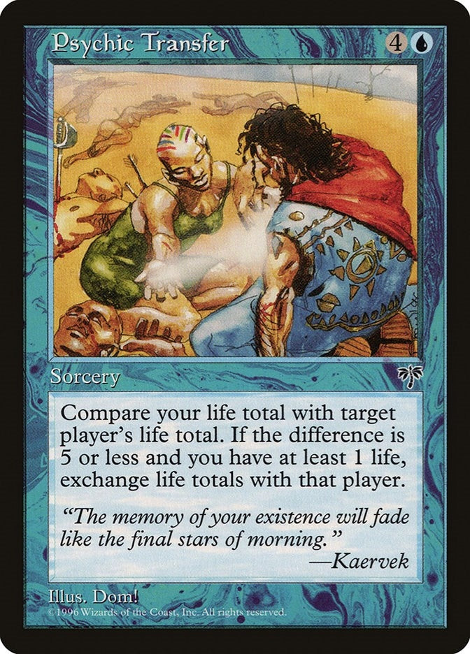 Image for Psychic Transfer [Mirage] - Magic: The Gathering