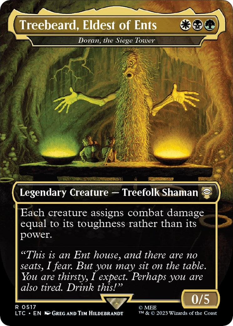 Image for Treebeard, Eldest of Ents - Doran, the Siege Tower (Borderless) (517) [The Lord of the Rings: Tales of Middle-earth] - Magic: The Gathering