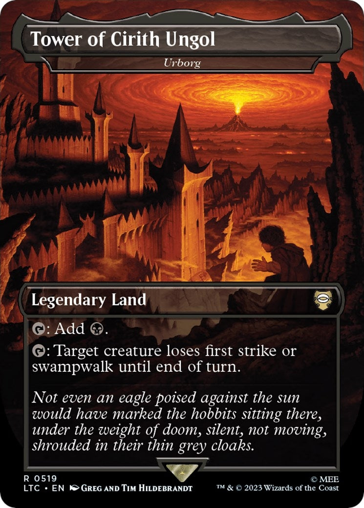 Image for Tower of Cirith Ungol - Urborg (Borderless) (519) [The Lord of the Rings: Tales of Middle-earth] - Magic: The Gathering