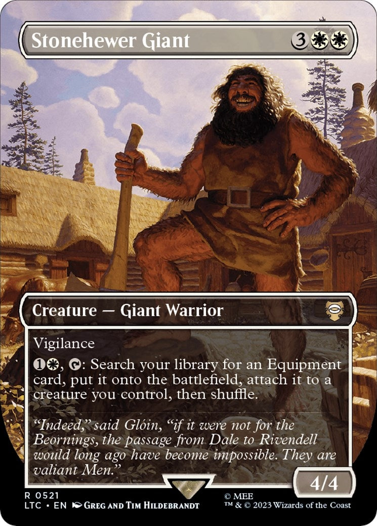 Image for Stonehewer Giant (Borderless) (521) [The Lord of the Rings: Tales of Middle-earth] - Magic: The Gathering