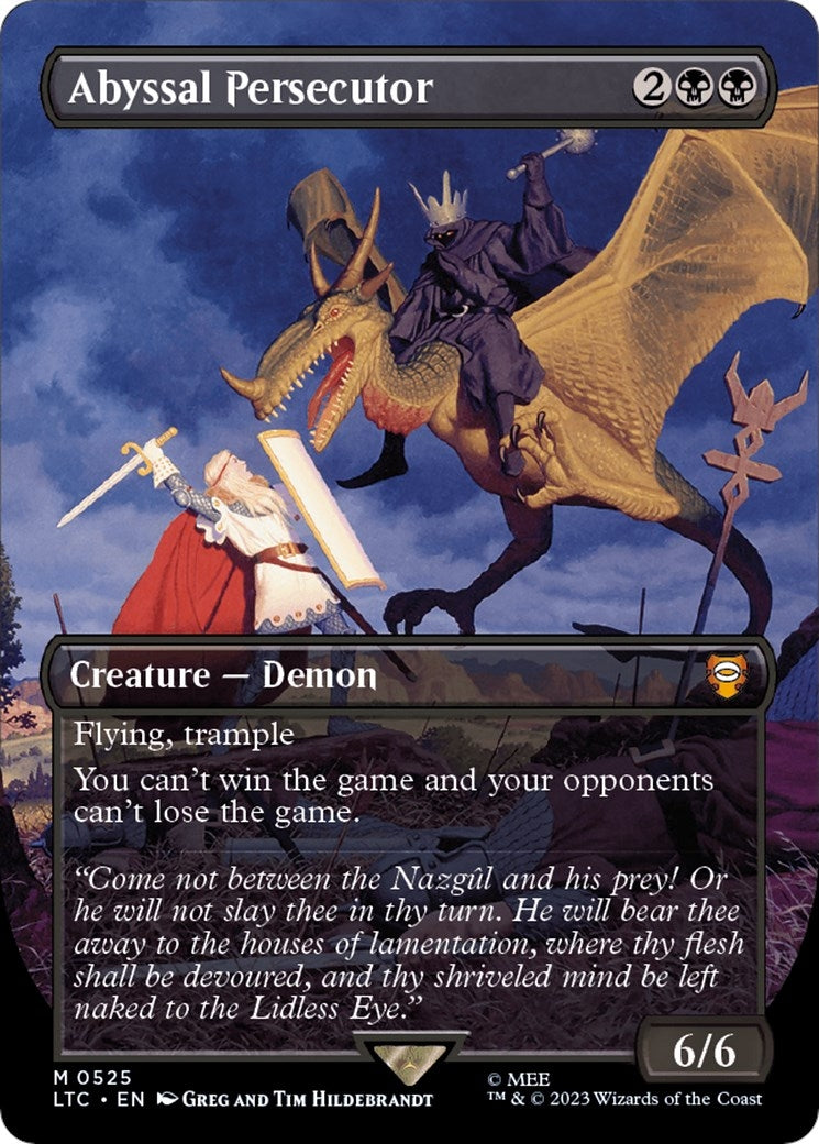 Image for Abyssal Persecutor (Borderless) (525) [The Lord of the Rings: Tales of Middle-earth] - Magic: The Gathering