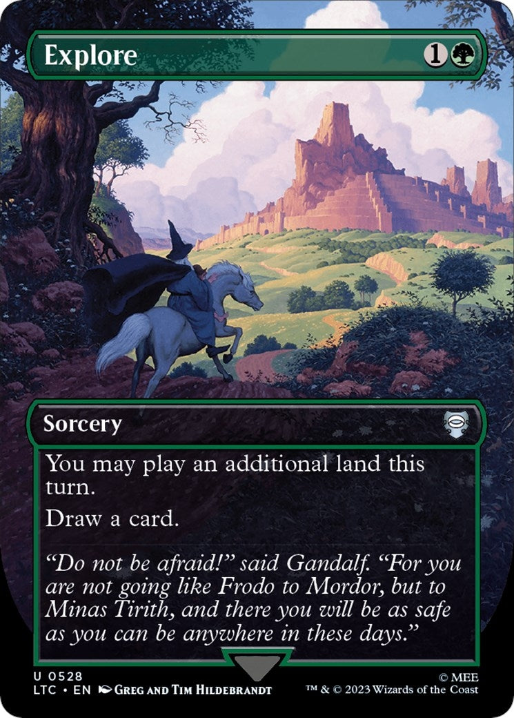 Image for Explore (Borderless) (528) [The Lord of the Rings: Tales of Middle-earth] - Magic: The Gathering