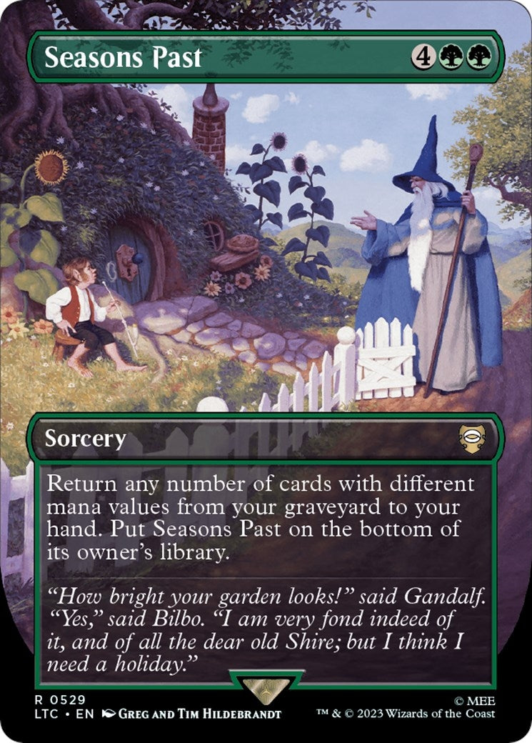 Image for Seasons Past (Borderless) (529) [The Lord of the Rings: Tales of Middle-earth] - Magic: The Gathering