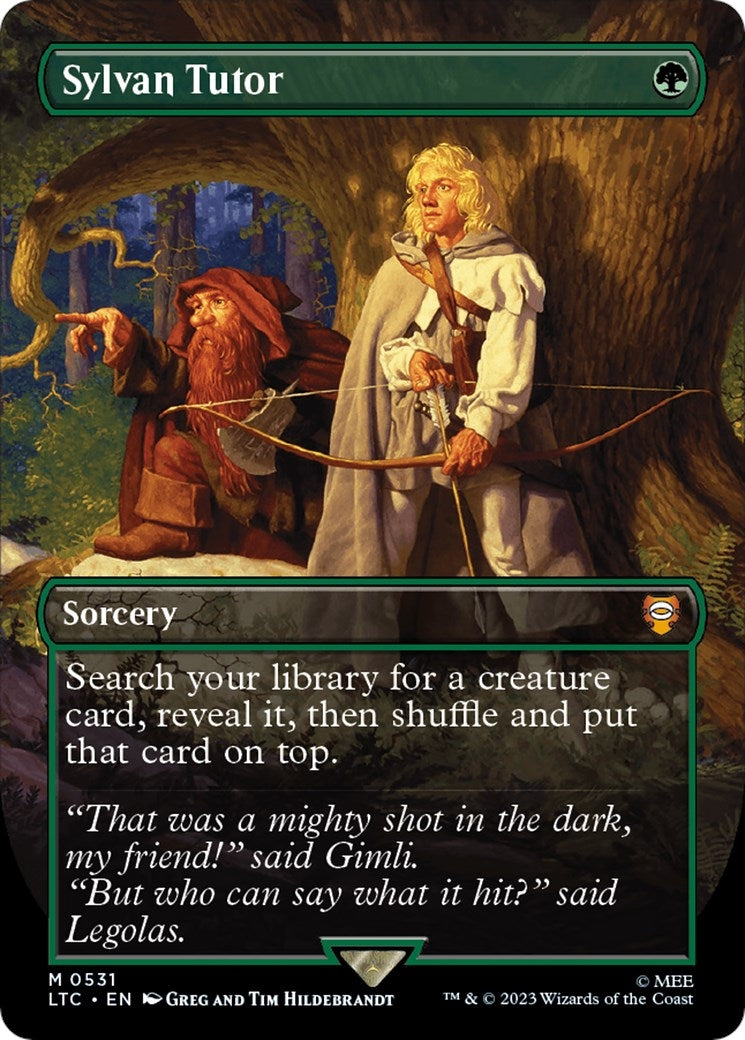Image for Sylvan Tutor (Borderless) (531) [The Lord of the Rings: Tales of Middle-earth] - Magic: The Gathering