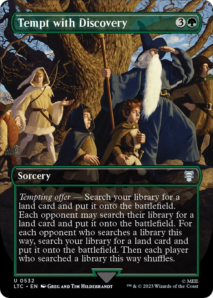 Image for Tempt with Discovery (Borderless) (532) [The Lord of the Rings: Tales of Middle-earth] - Magic: The Gathering