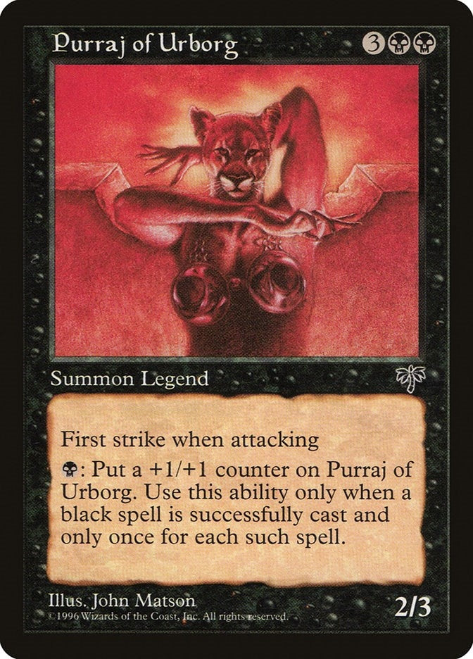 Image for Purraj of Urborg [Mirage] - Magic: The Gathering