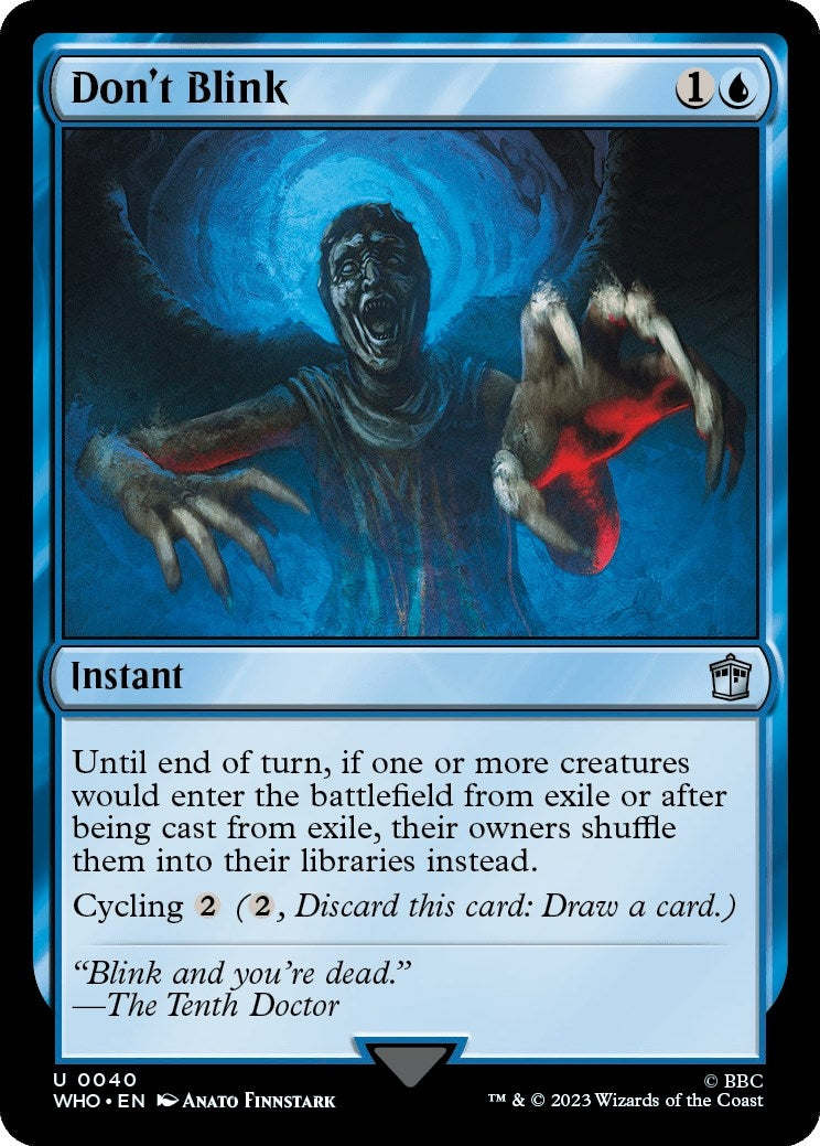 Image for Don't Blink (40) [Universes Beyond: Doctor Who] - Magic: The Gathering