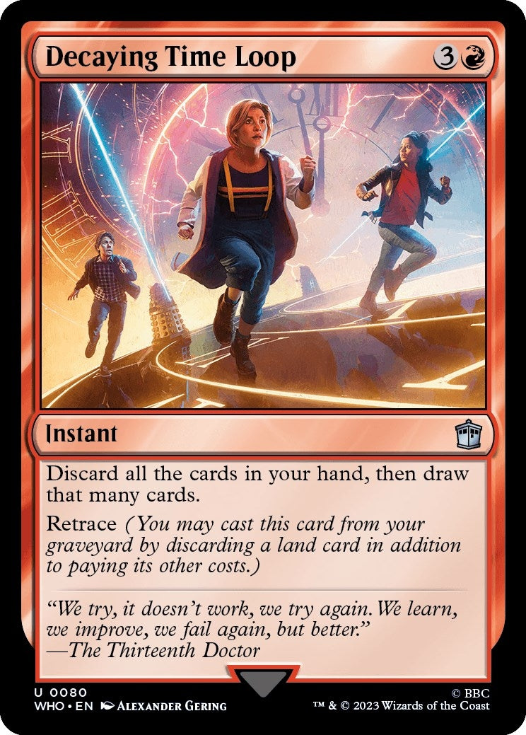 Image for Decaying Time Loop (80) [Universes Beyond: Doctor Who] - Magic: The Gathering