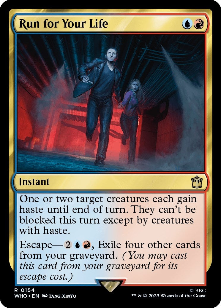 Image for Run for Your Life (154) [Universes Beyond: Doctor Who] - Magic: The Gathering