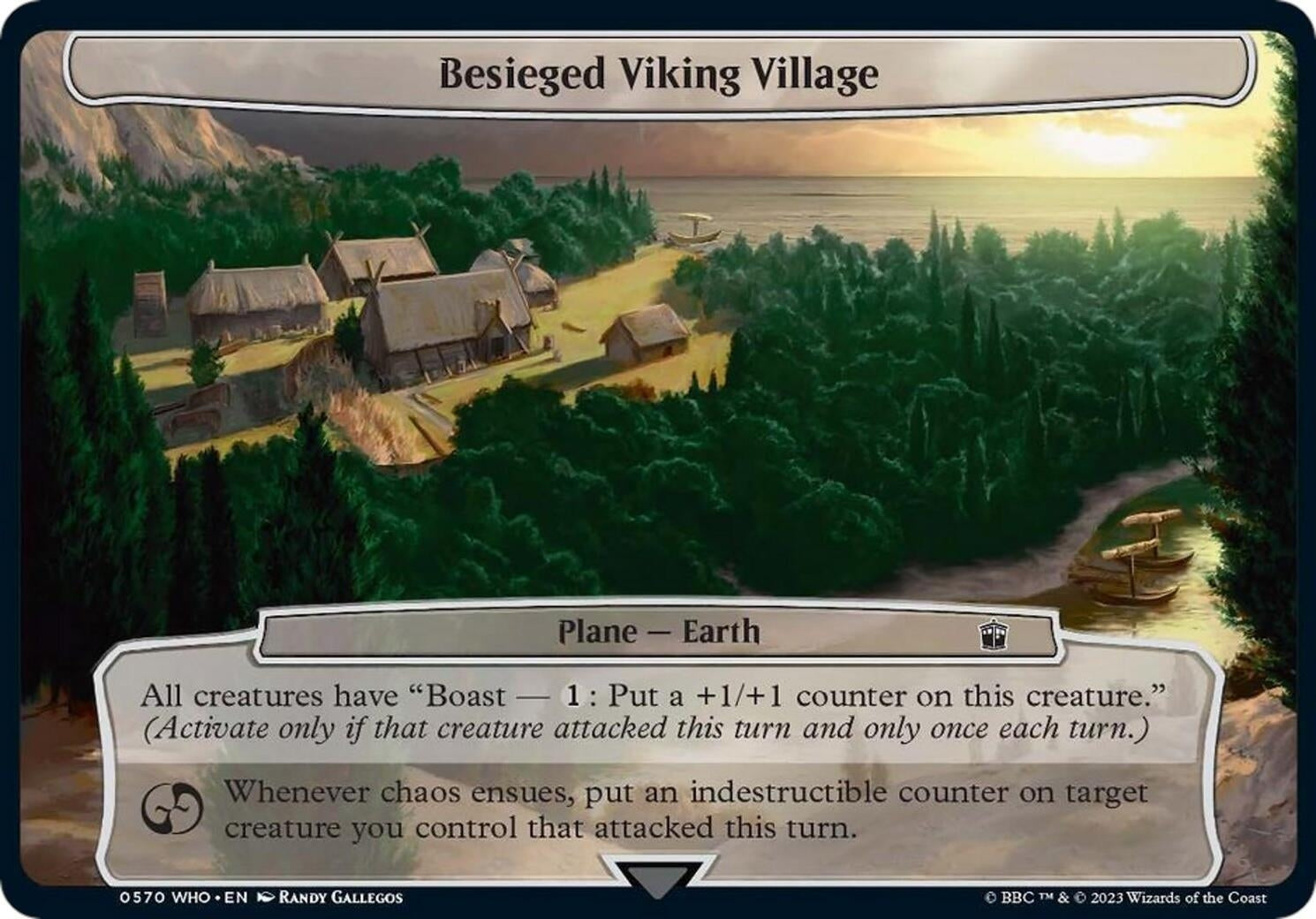Image for Besieged Viking Village (570) [Universes Beyond: Doctor Who] - Magic: The Gathering