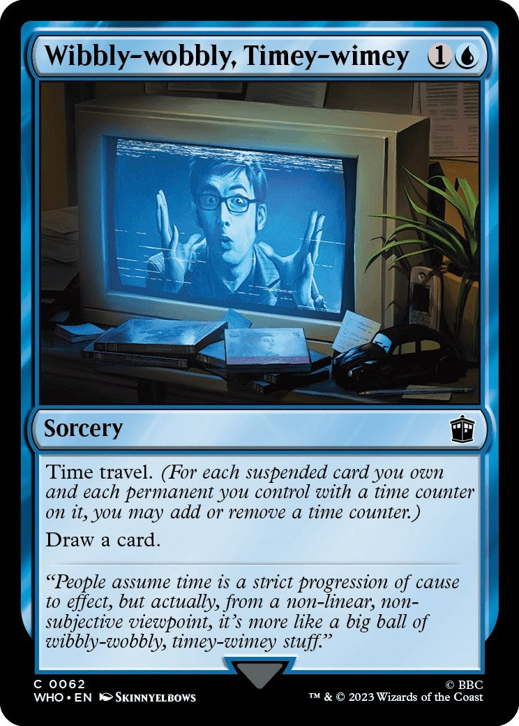 Image for Wibbly-wobbly, Timey-wimey (62) [Universes Beyond: Doctor Who] - Magic: The Gathering