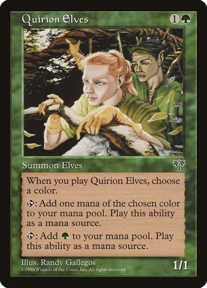 Image for Quirion Elves [Mirage] - Magic: The Gathering
