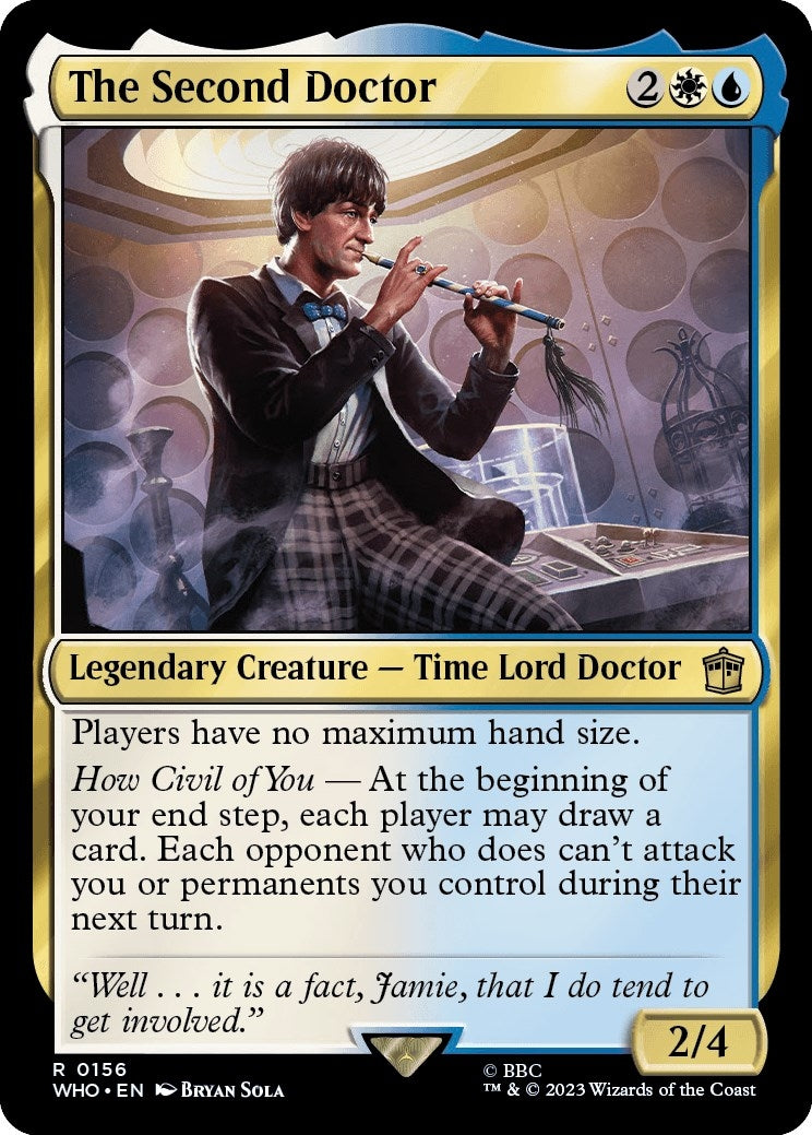 Image for The Second Doctor (156) [Universes Beyond: Doctor Who] - Magic: The Gathering