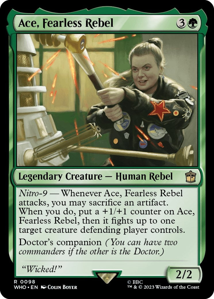 Image for Ace, Fearless Rebel (98) [Universes Beyond: Doctor Who] - Magic: The Gathering