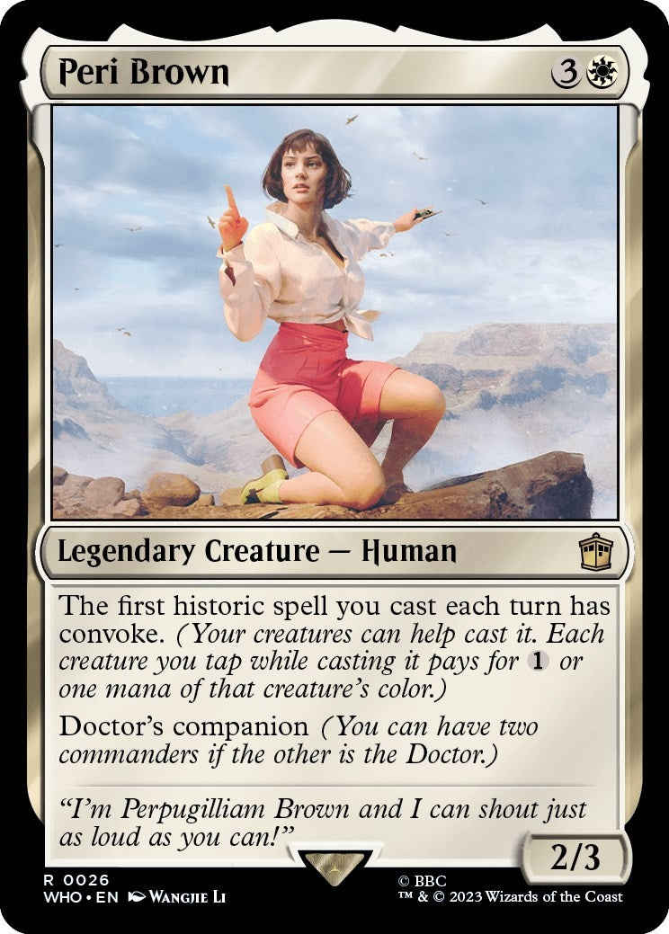 Image for Peri Brown (26) [Universes Beyond: Doctor Who] - Magic: The Gathering