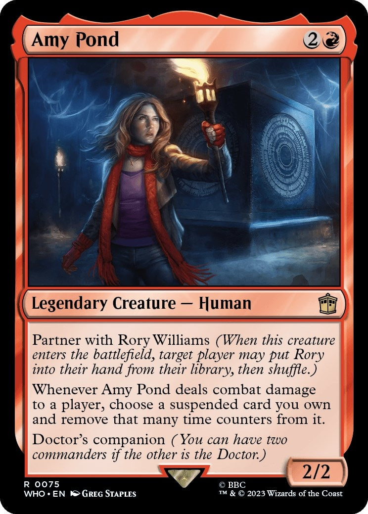 Image for Amy Pond (75) [Universes Beyond: Doctor Who] - Magic: The Gathering