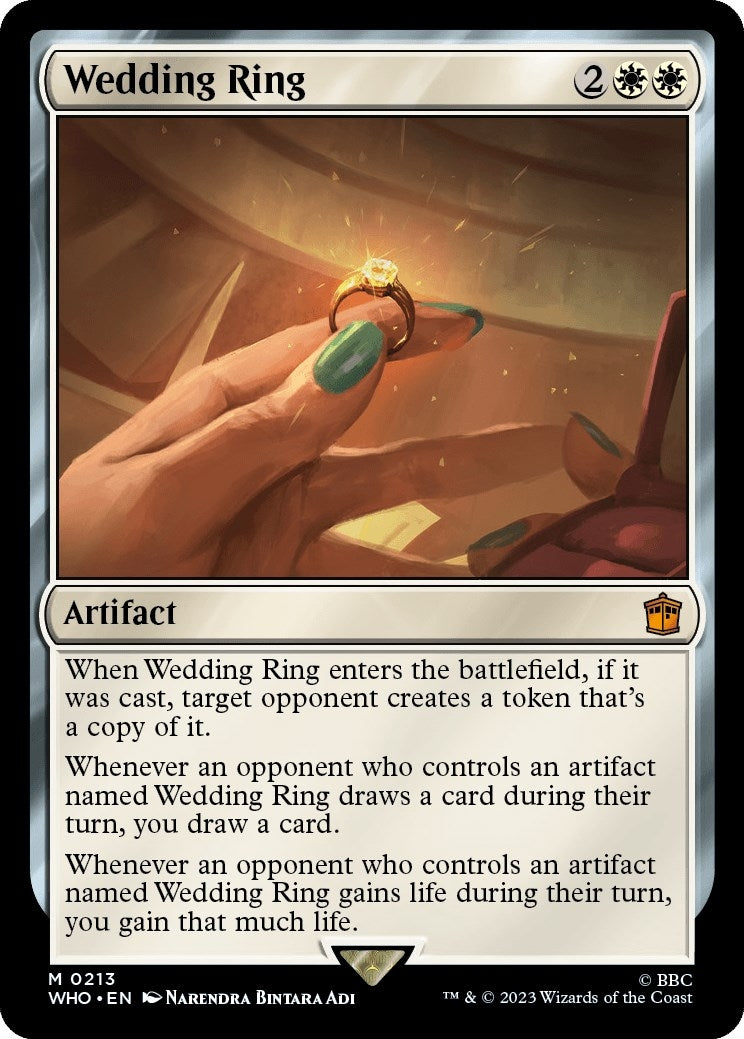 Image for Wedding Ring (213) [Universes Beyond: Doctor Who] - Magic: The Gathering