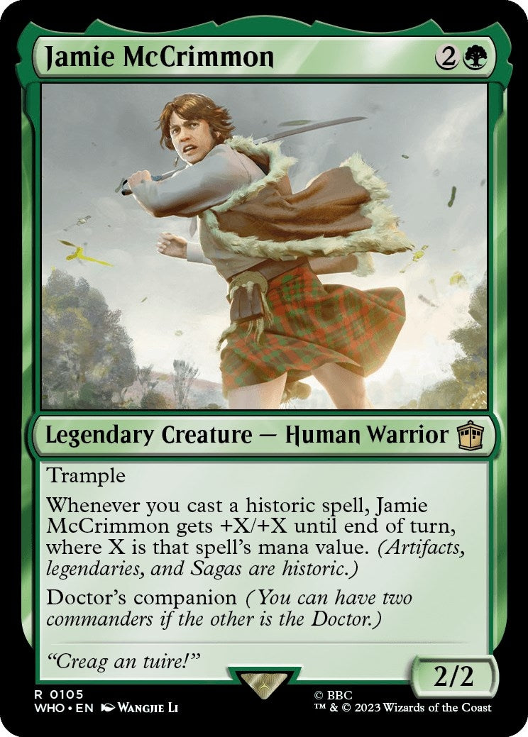 Image for Jamie McCrimmon (105) [Universes Beyond: Doctor Who] - Magic: The Gathering