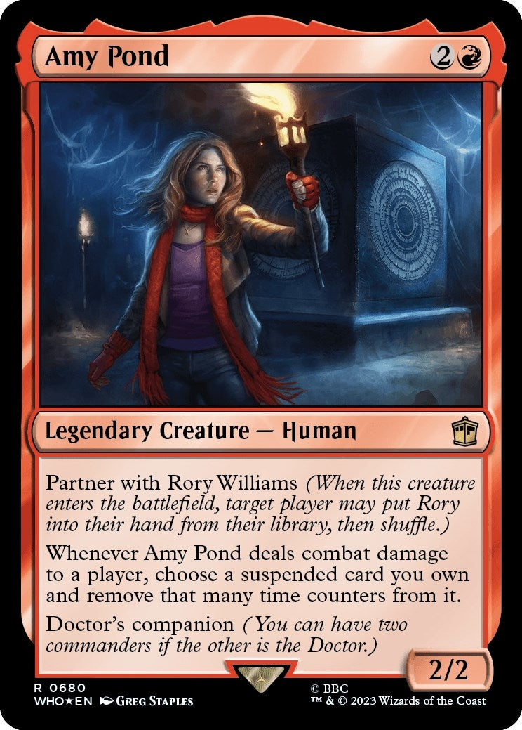 Image for Amy Pond (Surge Foil) (680) [Universes Beyond: Doctor Who] - Magic: The Gathering
