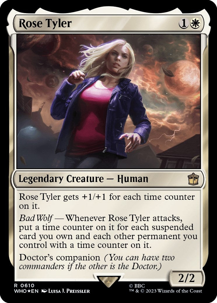 Image for Rose Tyler (Surge Foil) (610) [Universes Beyond: Doctor Who] - Magic: The Gathering