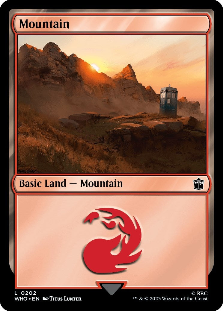 Image for Mountain (0202) (202) [Universes Beyond: Doctor Who] - Magic: The Gathering