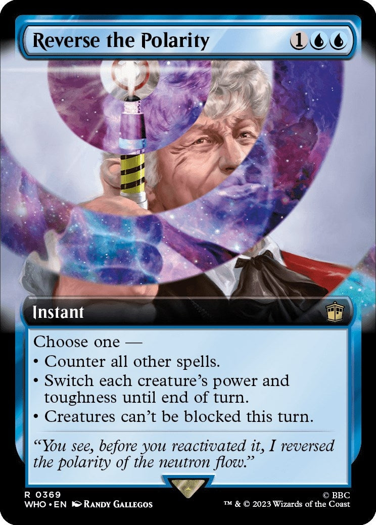 Image for Reverse the Polarity (Extended Art) (369) [Universes Beyond: Doctor Who] - Magic: The Gathering