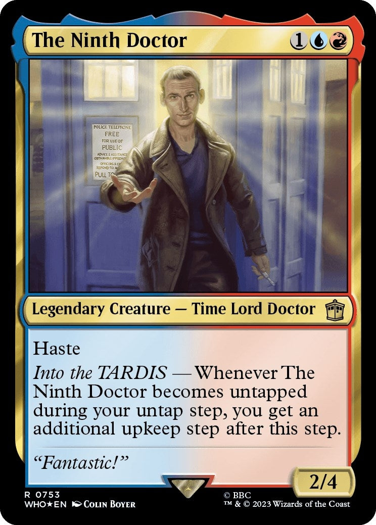 Image for The Ninth Doctor (Surge Foil) (753) [Universes Beyond: Doctor Who] - Magic: The Gathering