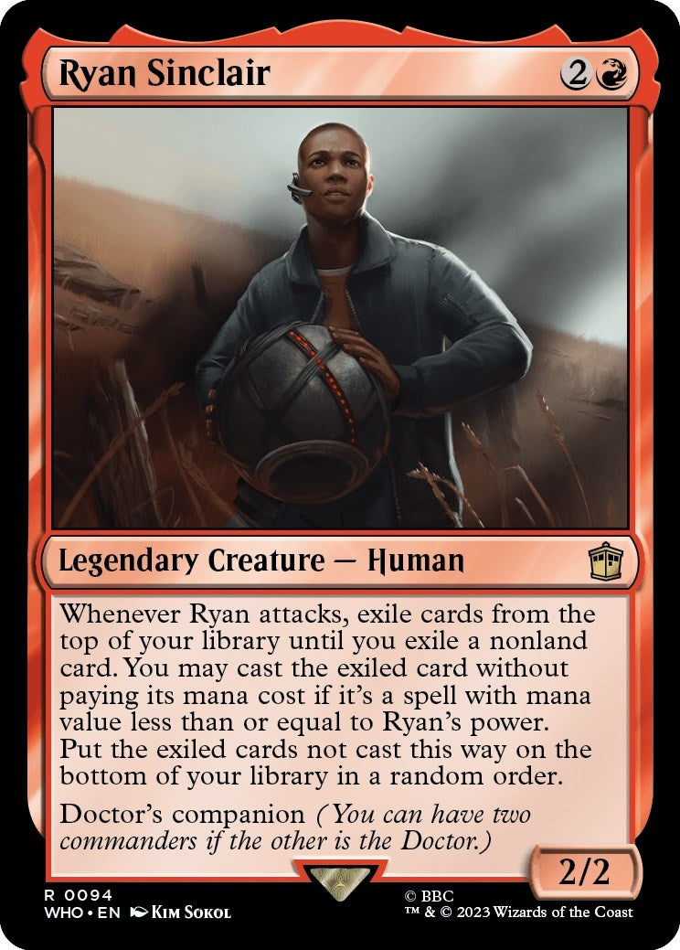 Image for Ryan Sinclair (94) [Universes Beyond: Doctor Who] - Magic: The Gathering