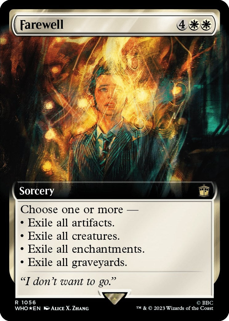 Image for Farewell (Extended Art) (Surge Foil) (1056) [Universes Beyond: Doctor Who] - Magic: The Gathering