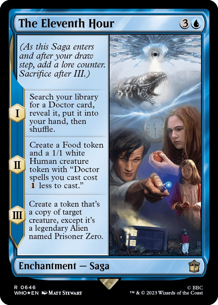 Image for The Eleventh Hour (Surge Foil) (646) [Universes Beyond: Doctor Who] - Magic: The Gathering