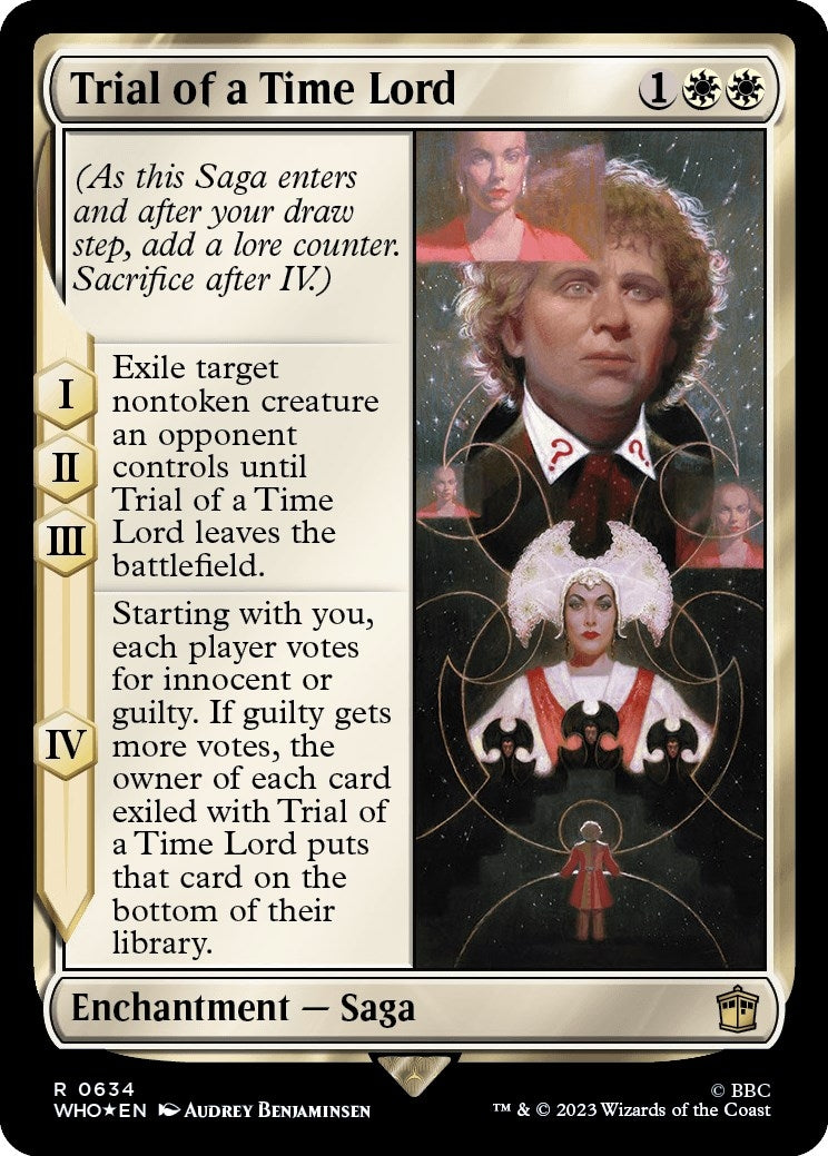 Image for Trial of a Time Lord (Surge Foil) (634) [Universes Beyond: Doctor Who] - Magic: The Gathering