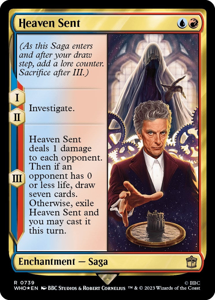 Image for Heaven Sent (Surge Foil) (739) [Universes Beyond: Doctor Who] - Magic: The Gathering