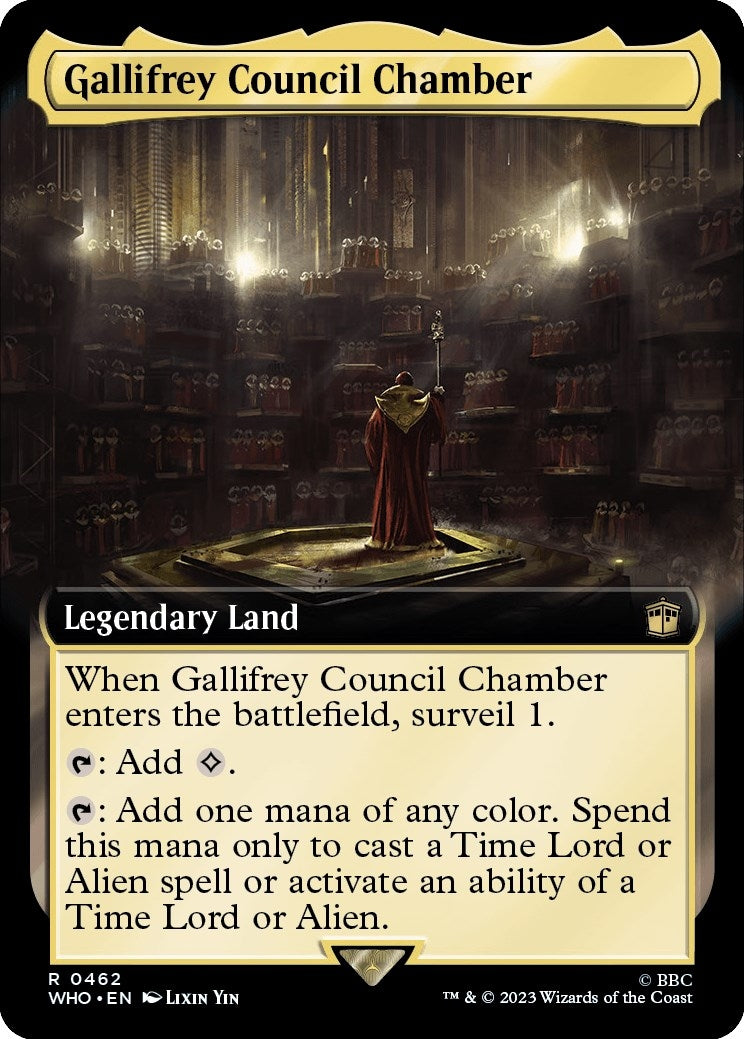 Image for Gallifrey Council Chamber (Extended Art) (462) [Universes Beyond: Doctor Who] - Magic: The Gathering