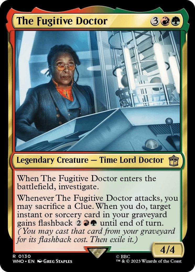 Image for The Fugitive Doctor (130) [Universes Beyond: Doctor Who] - Magic: The Gathering
