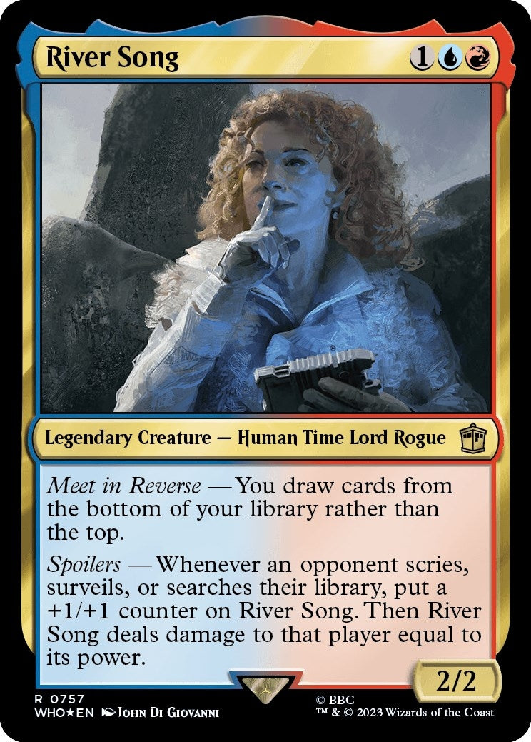 Image for River Song (Surge Foil) (757) [Universes Beyond: Doctor Who] - Magic: The Gathering
