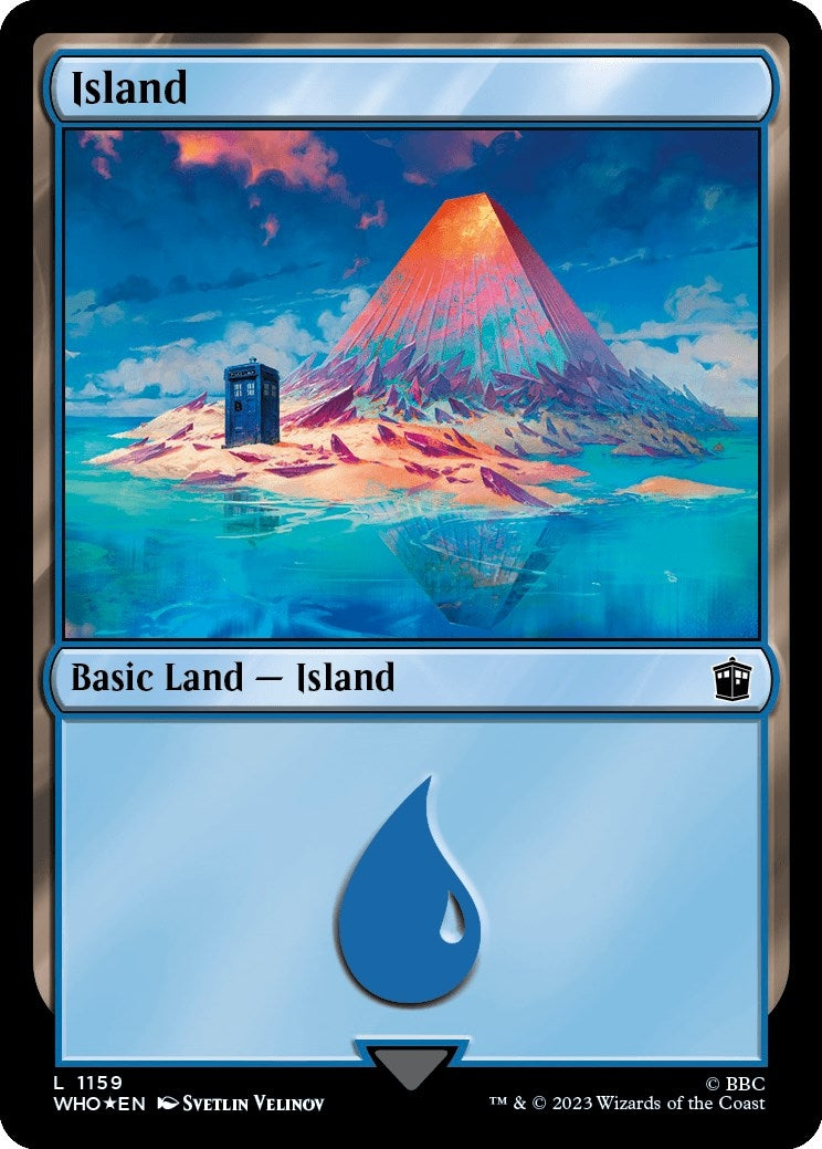 Image for Island (1159) (Surge Foil) (1159) [Universes Beyond: Doctor Who] - Magic: The Gathering