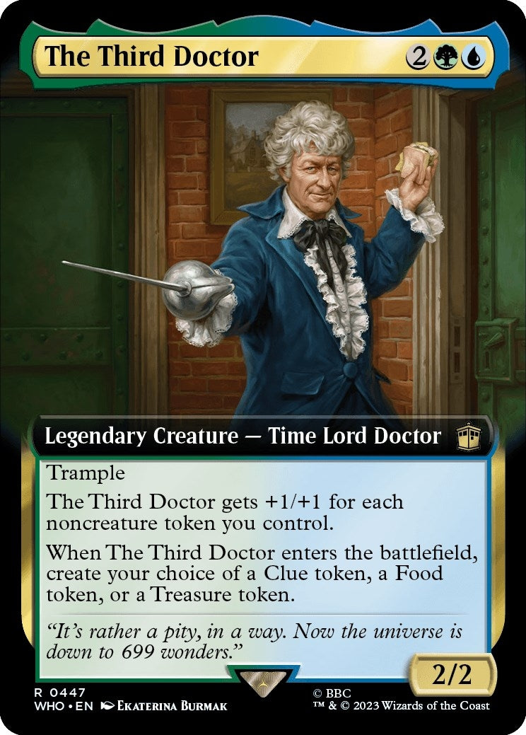 Image for The Third Doctor (Extended Art) (447) [Universes Beyond: Doctor Who] - Magic: The Gathering