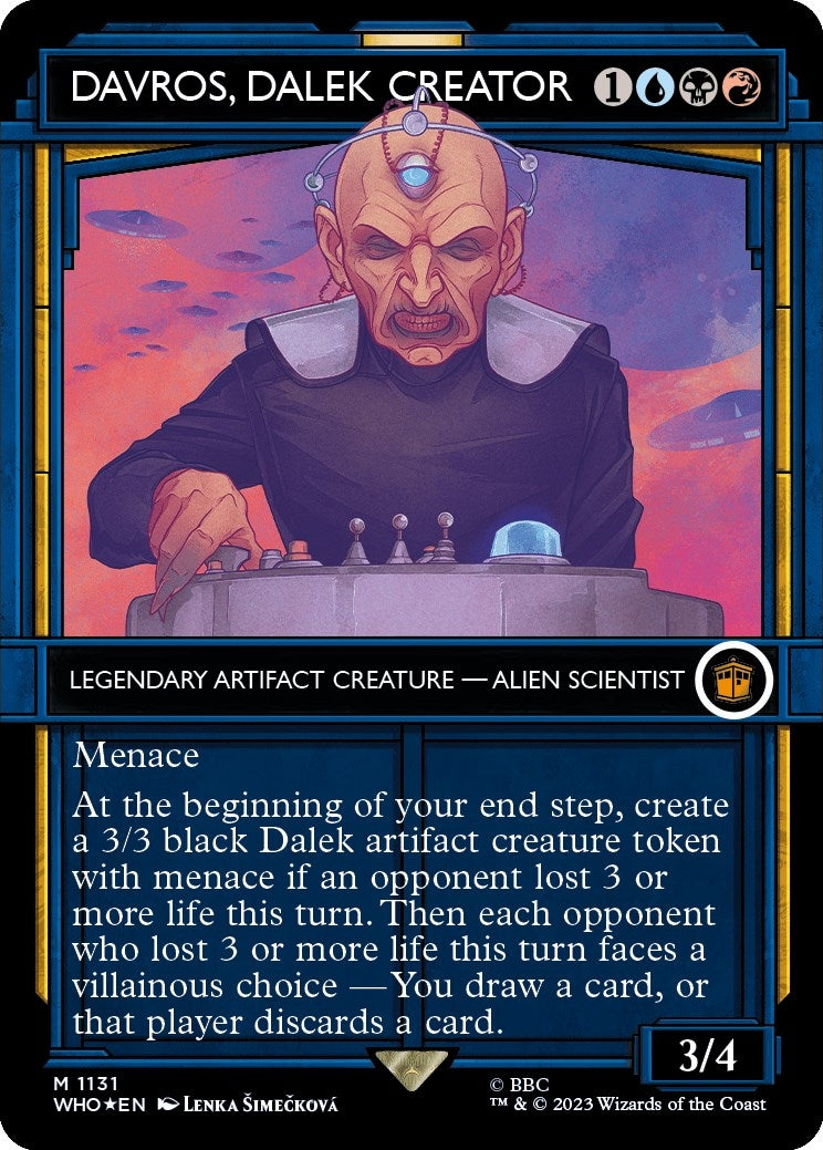 Image for Davros, Dalek Creator (Showcase) (Surge Foil) (1131) [Universes Beyond: Doctor Who] - Magic: The Gathering