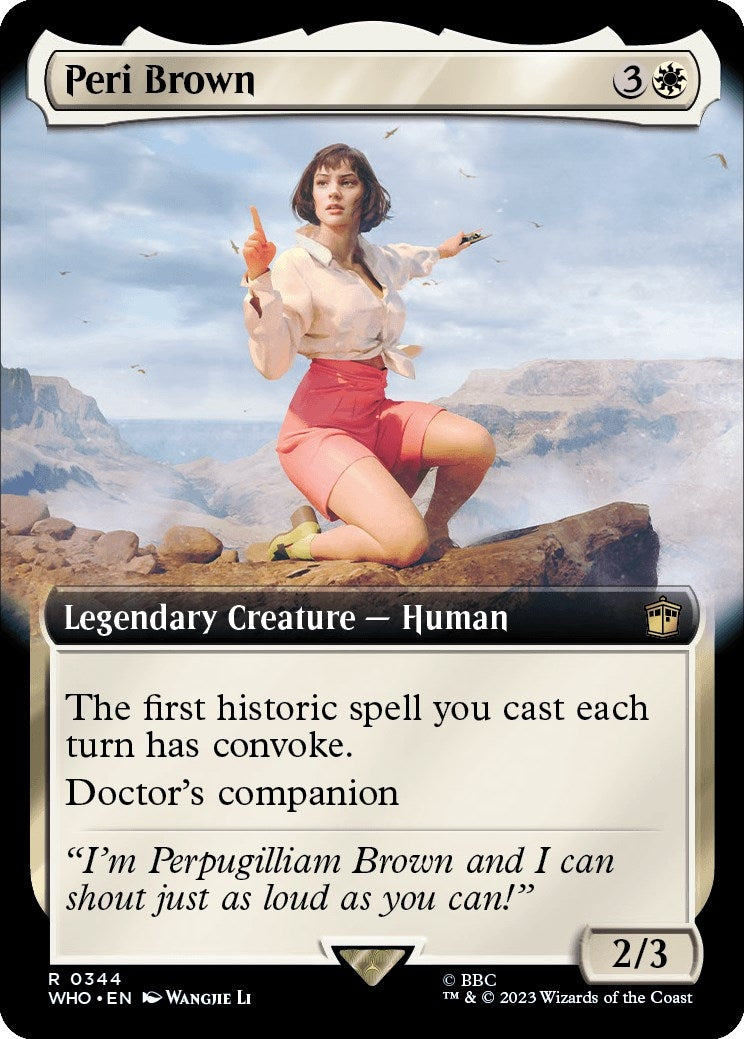 Image for Peri Brown (Extended Art) (344) [Universes Beyond: Doctor Who] - Magic: The Gathering