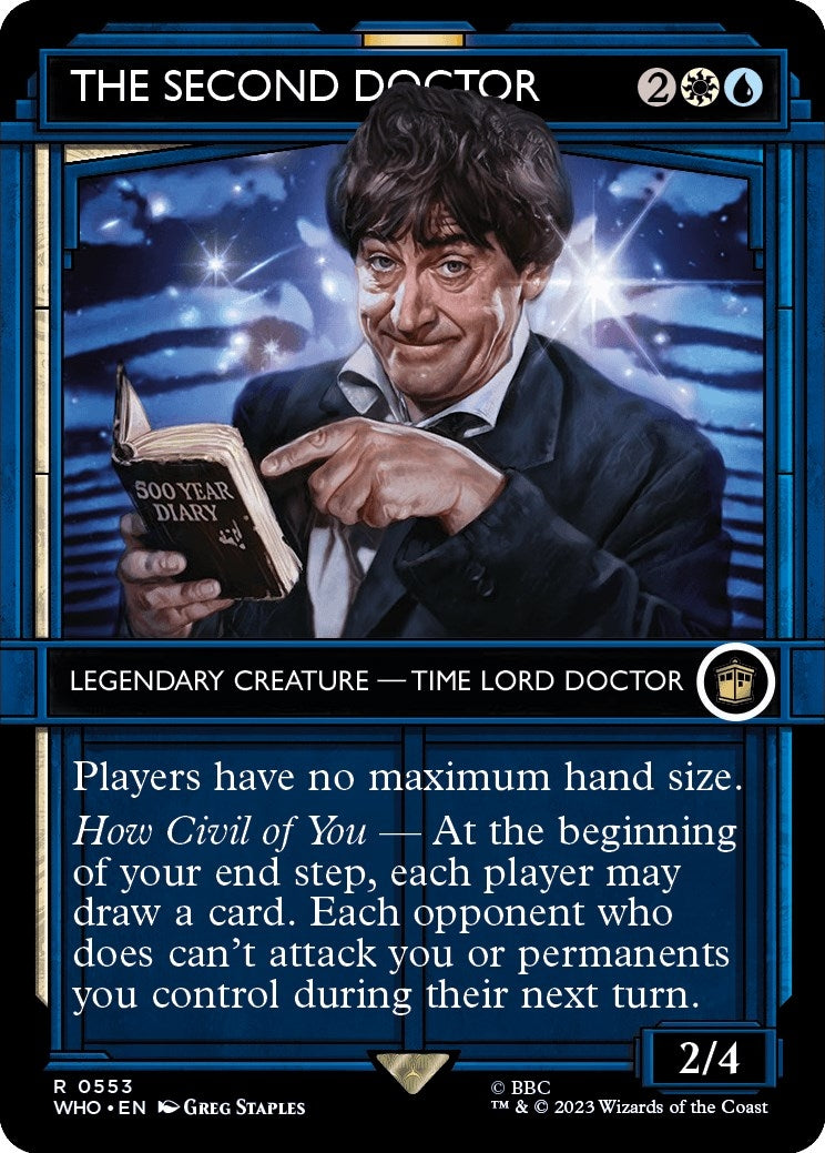 Image for The Second Doctor (Showcase) (553) [Universes Beyond: Doctor Who] - Magic: The Gathering