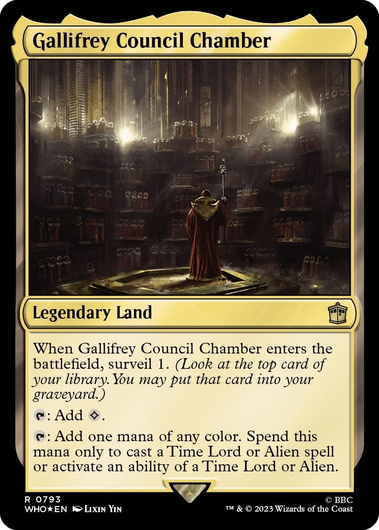Image for Gallifrey Council Chamber (Surge Foil) (793) [Universes Beyond: Doctor Who] - Magic: The Gathering