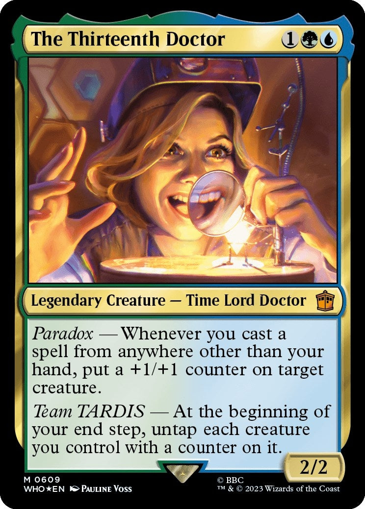 Image for The Thirteenth Doctor (Surge Foil) (609) [Universes Beyond: Doctor Who] - Magic: The Gathering