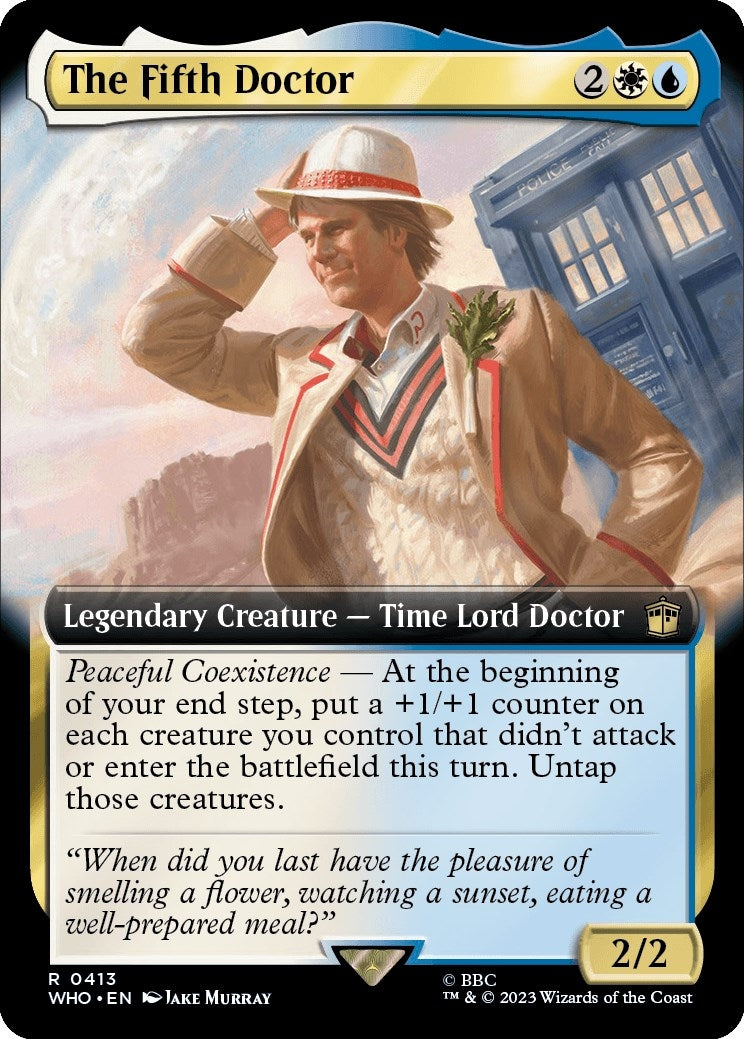 Image for The Fifth Doctor (Extended Art) (413) [Universes Beyond: Doctor Who] - Magic: The Gathering