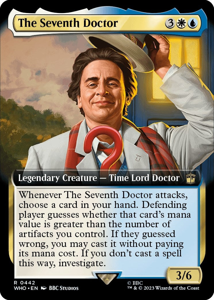 Image for The Seventh Doctor (Extended Art) (442) [Universes Beyond: Doctor Who] - Magic: The Gathering